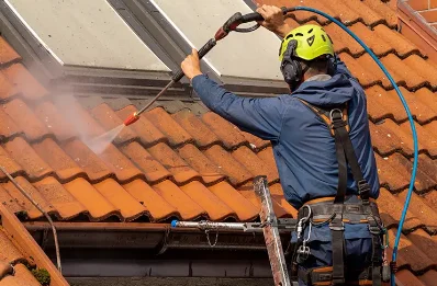 Démoussage et hydrofuge de toiture à Motz